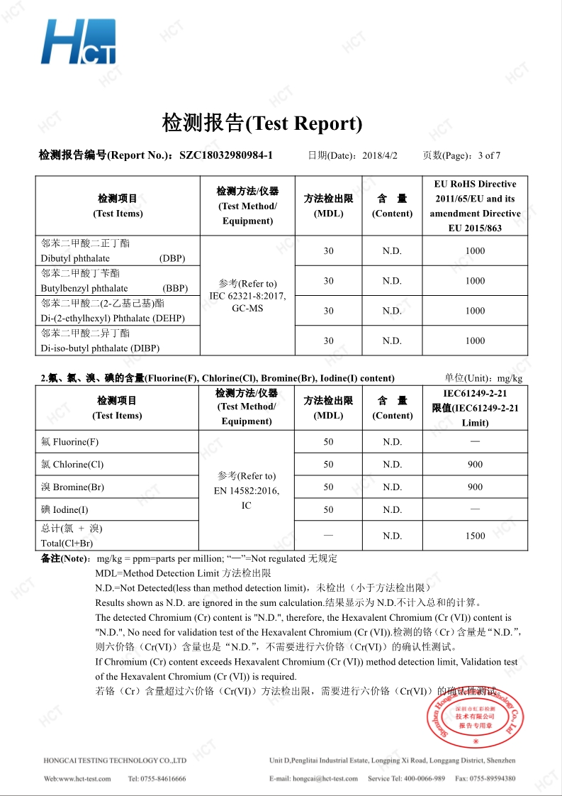 检测报告